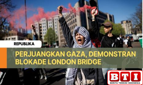 perjuangkan-gaza-demonstran-blokade-london-bridge