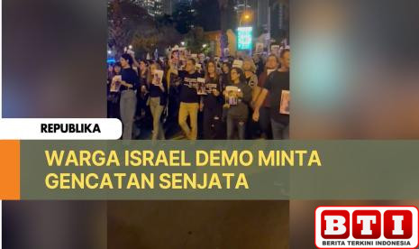 warga-israel-demo-minta-gencatan-senjata