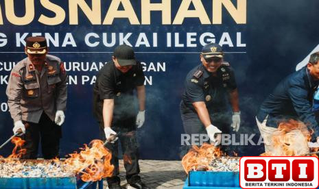 bea-cukai-pasuruan-musnahkan-barang-kena-cukai-ilegal-senilai-rp-113-miliar