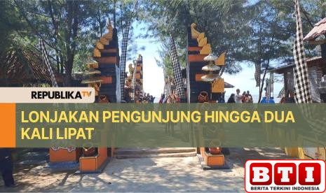 libur-panjang-pantai-tirta-ayu-ramai-dikunjungi-wisatawan