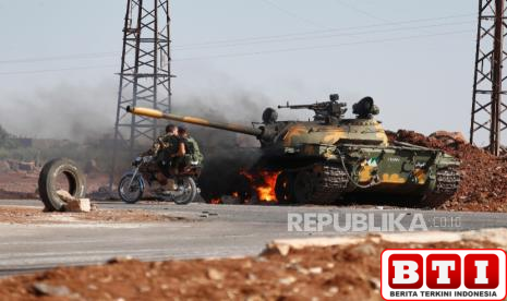 israel-suriah-perang-markas-militer-di-damaskus-dibom